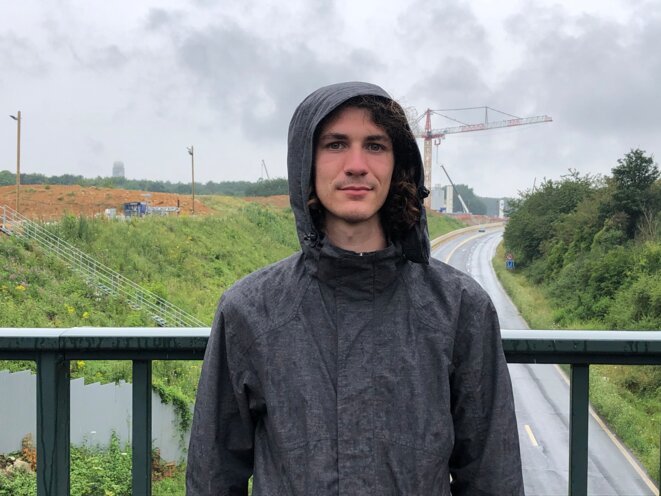 Loïc Sivadier, près de la ZAC du quartier de l'École polytechnique, 27 juillet 2021 (JL). Loïc Sivadier, près de la ZAC du quartier de l'École polytechnique, 27 juillet 2021 (JL).