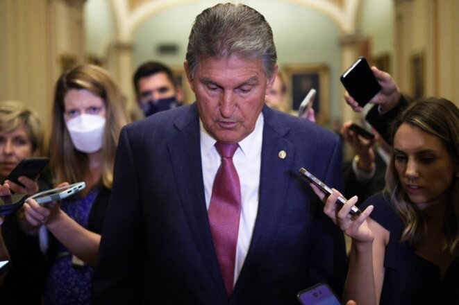 Joe Manchin, Sénateur de Virginie-Occidentale, le 27 juillet. © ALEX WONG / GETTY IMAGES NORTH AMERICA / Getty Images via AFP Joe Manchin, Sénateur de Virginie-Occidentale, le 27 juillet. © ALEX WONG / GETTY IMAGES NORTH AMERICA / Getty Images via AFP