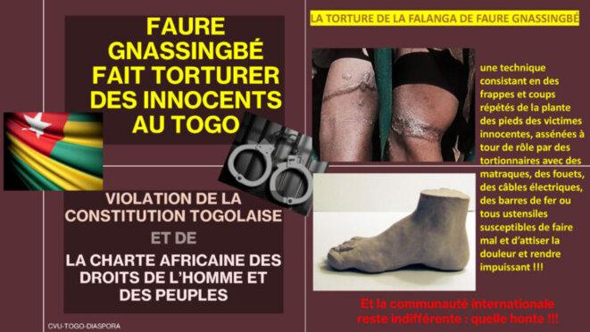Togo : Faure Gnassingbé indifférent aux supplices des innocents politiques