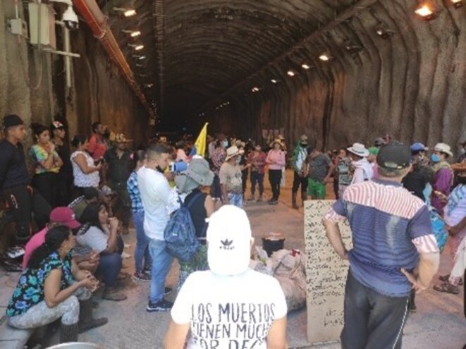Manifestation contre le projet Hidroituango. Manifestation contre le projet Hidroituango.