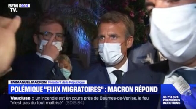 Agacement de Notre GRAND président.