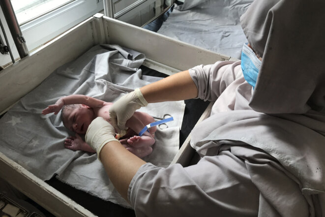 À l'hôpital de Khost en Afghanistan, en 2018. © Justine Gerardy / AFP