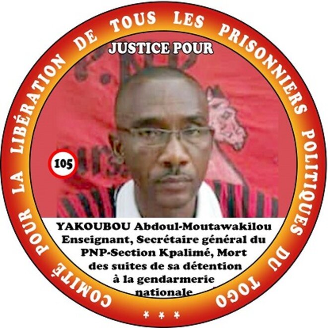 TOGO Le CPLPPT dénonce l'assassinat crapuleux de YAKOUBOU Abdoul-Moutawakilou