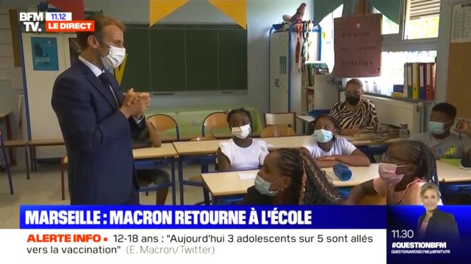 capture d'écran sur BFMtv © Pol capture d'écran sur BFMtv © Pol