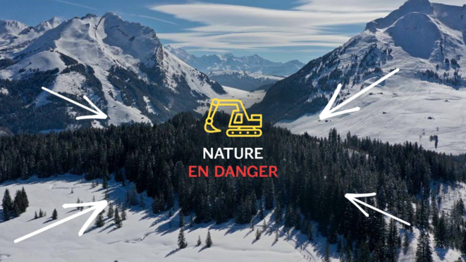 La Féclaz, La Clusaz, NON à la destruction de la montagne !