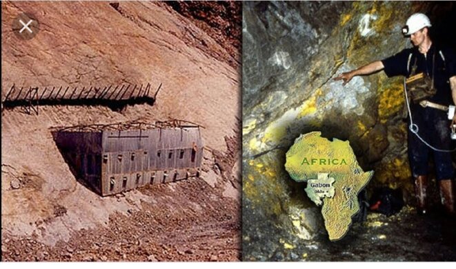 Site Oklo, Gabon ( Afrique central ) Site Oklo, Gabon ( Afrique central )