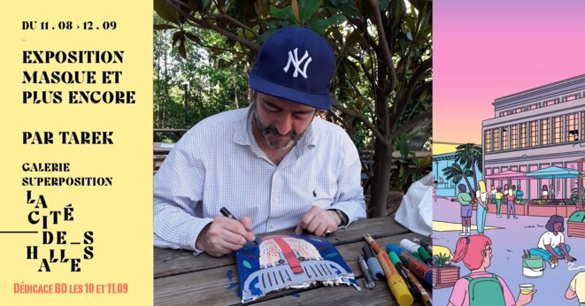 Dédicace à la Cité des Halles de Lyon