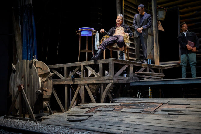 Scène de "Gloucester time.." © Renaud de Lage Scène de "Gloucester time.." © Renaud de Lage