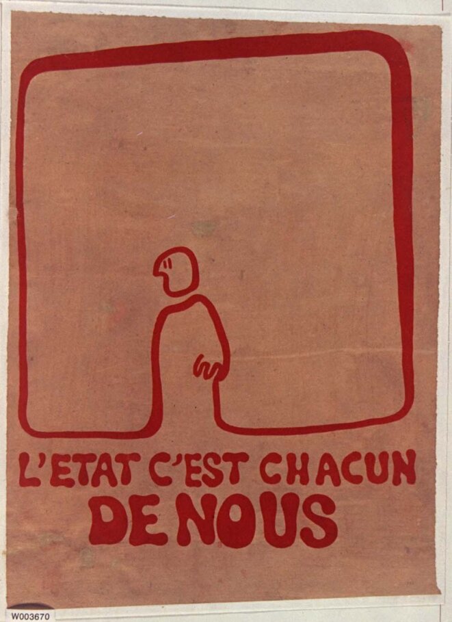 Atelier populaire, mai 1968 © Collection BNF Atelier populaire, mai 1968 © Collection BNF