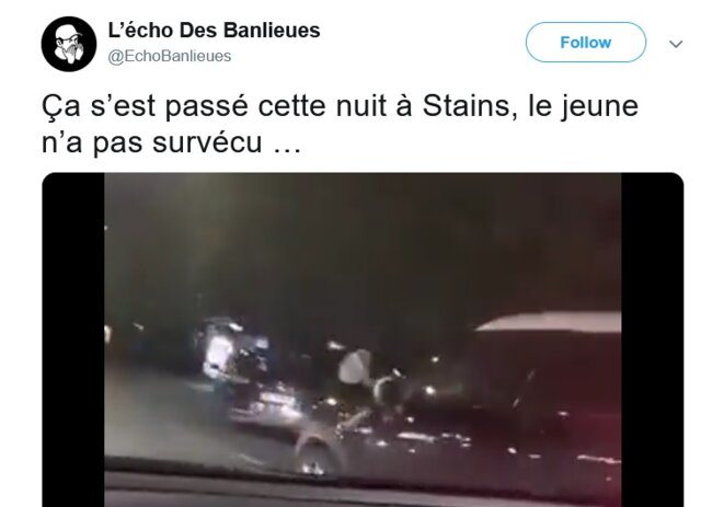 Texte erroné, tweet supprimé L'Écho des Banlieues, Twitter, 16 août 2021 Texte erroné, tweet supprimé L'Écho des Banlieues, Twitter, 16 août 2021
