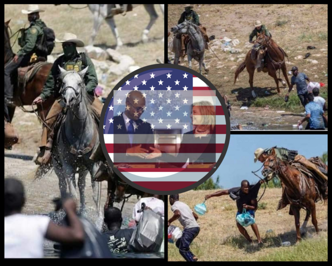 La mémoire sénile de l'esclavage © Montage Erno Renoncourt / Photos Omar Ornelas, El Paso Times La mémoire sénile de l'esclavage © Montage Erno Renoncourt / Photos Omar Ornelas, El Paso Times