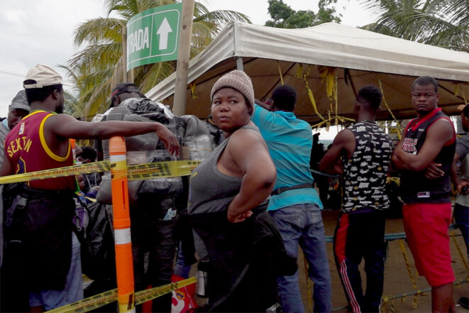 À Necocli, en Colombie, en octobre 2021. © Photo Pascale Mariani pour Mediapart