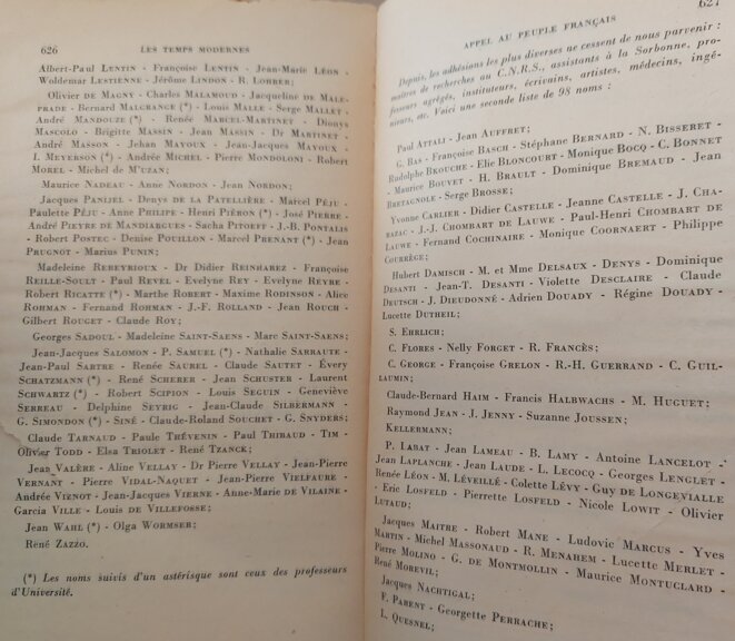 Article des Temps Modernes de décembre 1961 © Les Temps Modernes Article des Temps Modernes de décembre 1961 © Les Temps Modernes