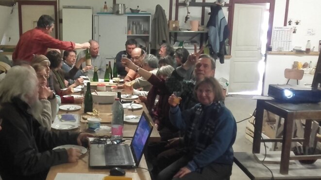 2016 – A l’occasion de la 10e assemblée général de l'association les Amis de la Cond’ Alsace, ici à la ferme Moyses (Haut-Rhin) © Bruno Dalpra 2016 – A l’occasion de la 10e assemblée général de l'association les Amis de la Cond’ Alsace, ici à la ferme Moyses (Haut-Rhin) © Bruno Dalpra