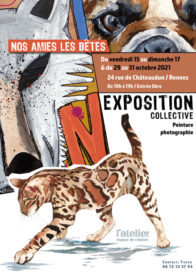 Exposition collective "NOS AMIES LES BÊTES !"