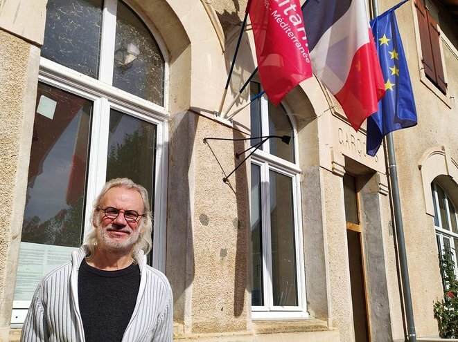 Dominique Legresy, mayor of the village of Corn in south-west France. © Photo Nicolas Cheviron pour Mediapart