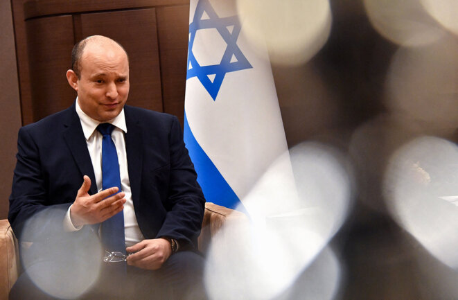 Le premier ministre israélien Naftali Bennett. © Photo Yevgeny Biyatov / Spoutnik / AFP Le premier ministre israélien Naftali Bennett. © Photo Yevgeny Biyatov / Spoutnik / AFP