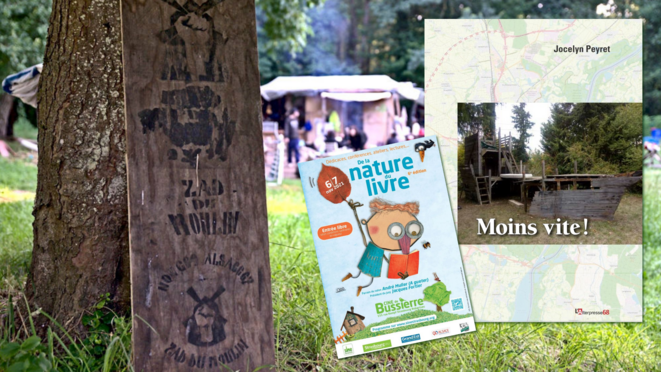 Au salon De la nature du livre : Moins vite, un livre inspiré de la lutte anti GCO