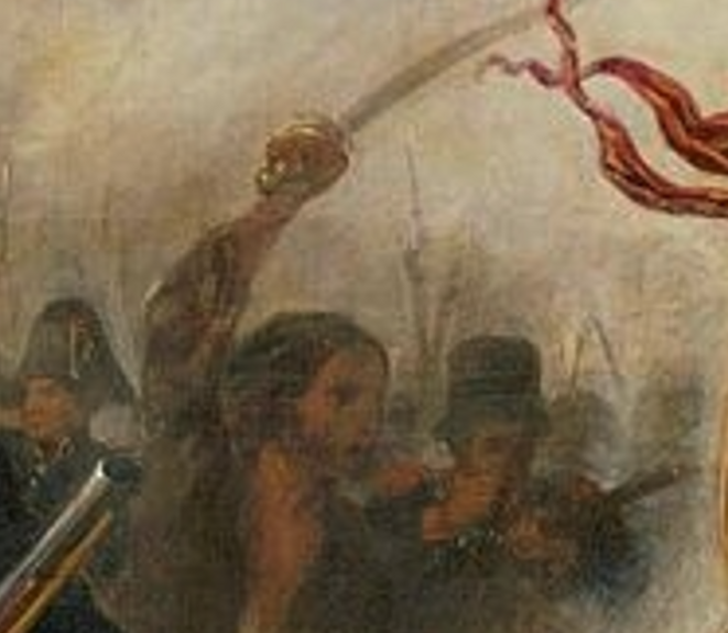 La liberté guidant le peuple (détail) © Delacroix