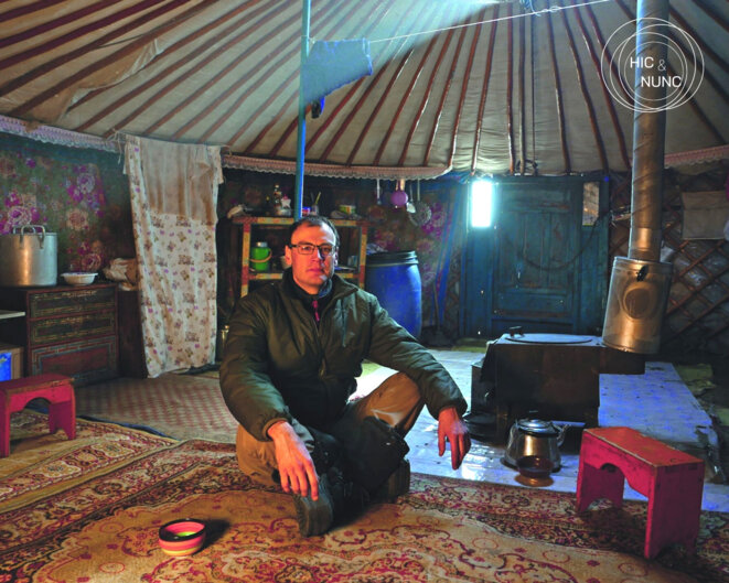 Marc Alaux, écrivain, voyageur à pied insatiable et fin connaisseur de la Mongolie