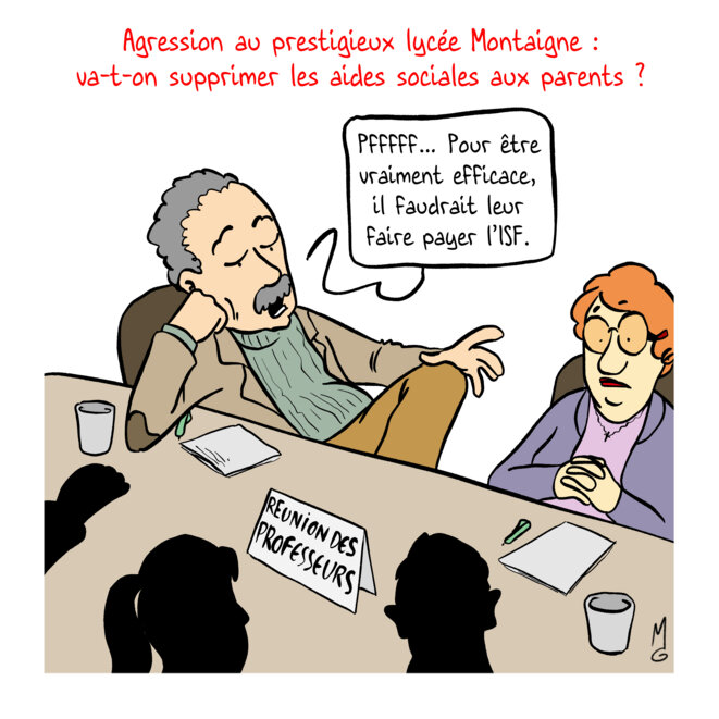 Violence scolaire en milieu aisé…