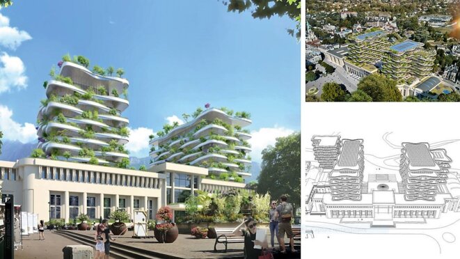 Projet de l'architecte Callebaut sur les Anciens Thermes d'Aix-les-Bains