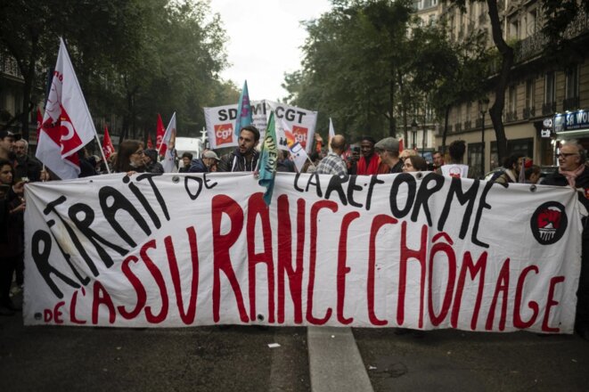 Le 5 octobre 2021 à Paris. © Hugo Passarello Luna / Hans Lucas via AFP