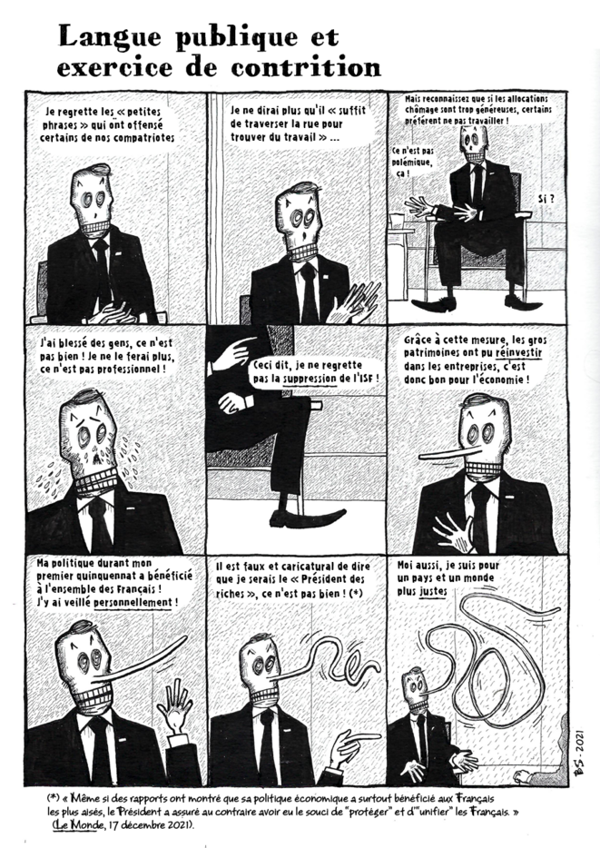 Langue publique et exercice de contrition