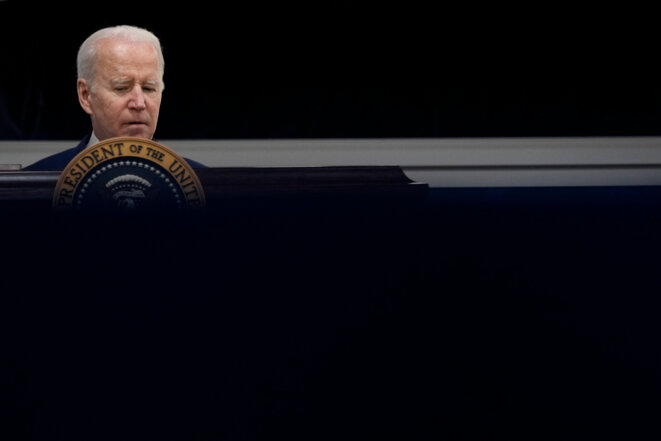 Joe Biden, le 23 décembre 2021 à la Maison Blanche © Drew Angerer / Getty Images via AFP
