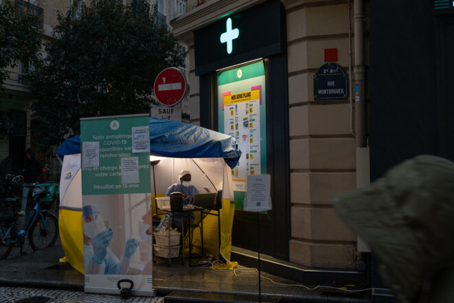 Rue Montorgueil, Paris. © Benjamin Beraud/Hans Lucas/AFP
