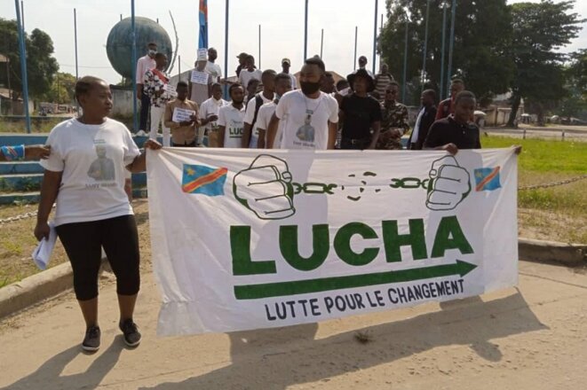 LUCHA, Lutte pour le changement, 21 mai 2021, RDC  (Photo : Page Facebook de LUCHA CC https://link.infini.fr/7Cup2vtF)