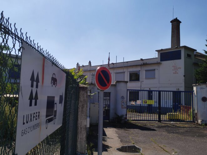 L’usine abandonnée de Luxfer, 4,5 hectares de friche industrielle au cœur de Gerzat. © Photo Nicolas Cheviron pour Mediapart
