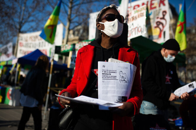 « Y en a marre ! Révolte contre le sexisme et le capitalisme » © Raphael Kessler / Hans Lucas via AFP