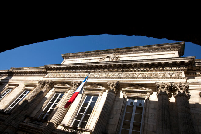 Le palais de justice à La Rochelle, en 2020. © Philippe Roy / Aurimages via AFP