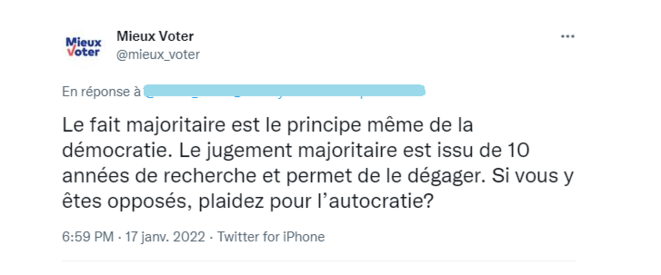 Le vote au Jugement Majoritaire… et ses failles.