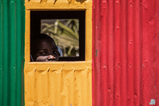 Bamako, le 21 janvier 2022. © FLORENT VERGNES / AFP