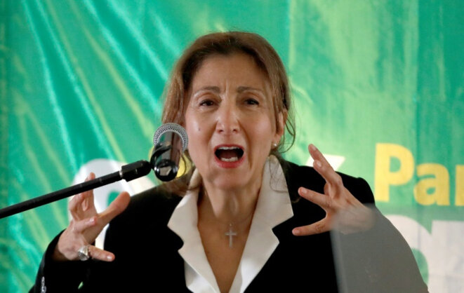 Ingrid Betancourt, candidate à l'élection présidentielle en Colombie
