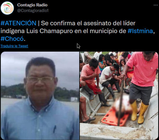 J'accuse ! (Colombie, l'assassinat de trop)