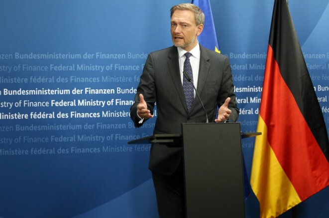 Le ministre fédéral allemand, le 16 février 2022 à Berlin. © Wolfgang Kumm / DPA Picture-Alliance via AFP