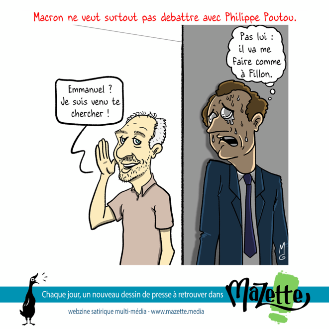 Pas de poutous pour Macron…