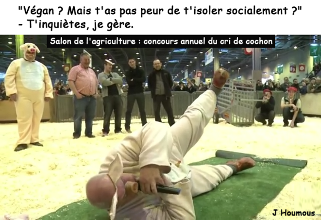 L'isolement du végan