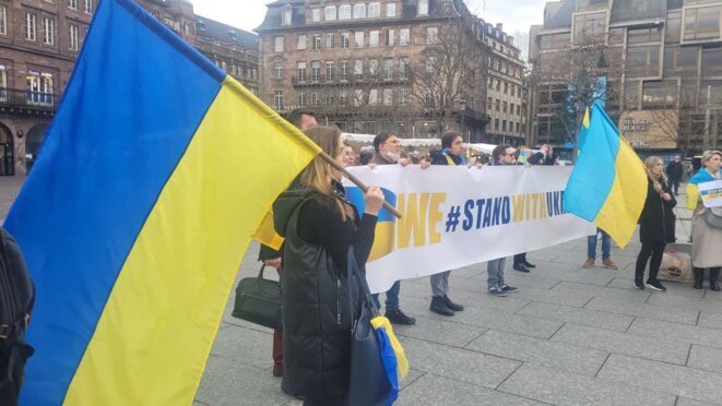#StandWithUkraine : Strasbourg le 26 février 15h place Kléber