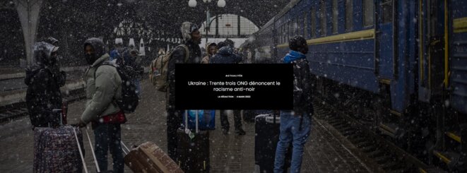 Ukraine : 33 ONG dénoncent le racisme anti-noir