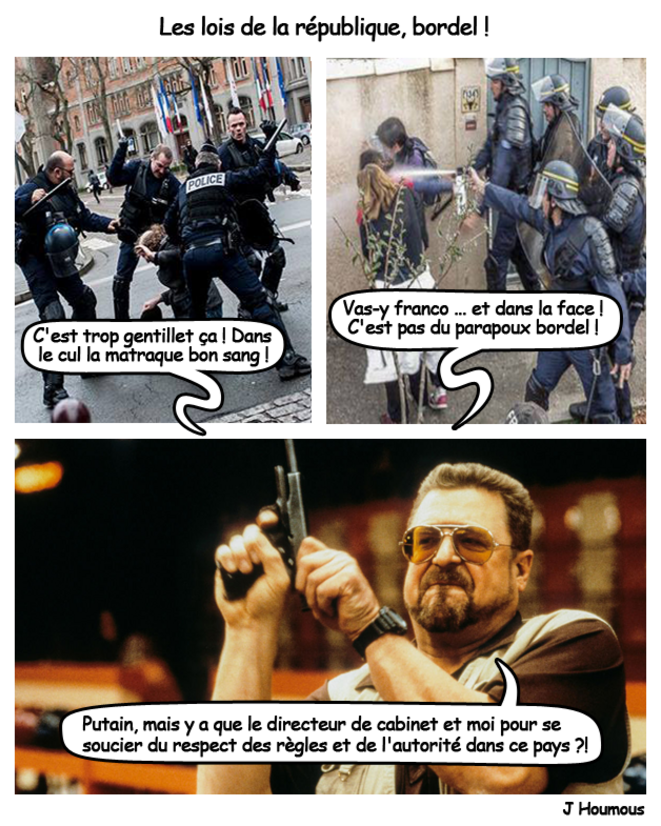 Les lois de la république, bordel !