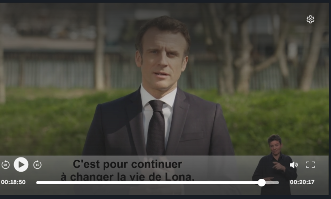 E. Macron : le clip de la provocation.