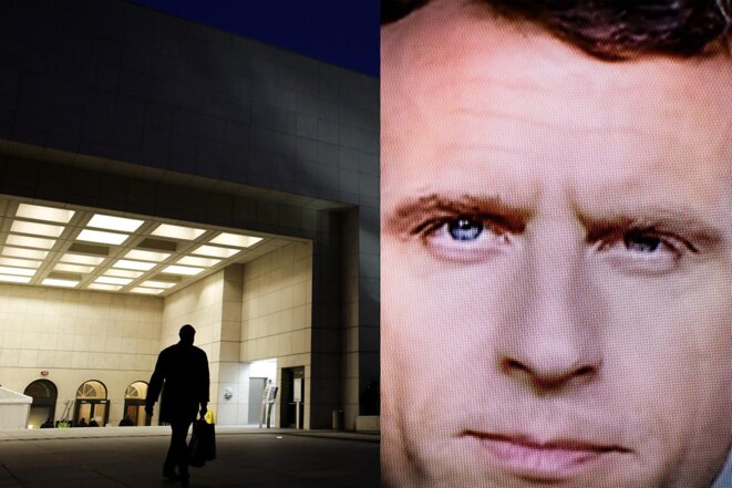 En abordant l’affaire McKinsey sur le seul terrain du pénal, Emmanuel Macron a tenté d’aseptiser le sujet de son caractère politique. © Photomontage Sébastien Calvet / Mediapart