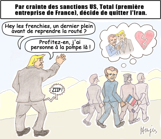 Total, premier à la pompe