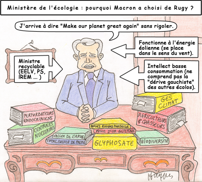 Ecologie : pourquoi de Rugy ?