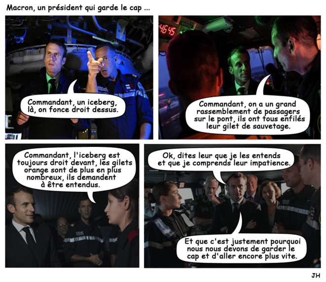 Gilets jaunes : Macron garde le cap