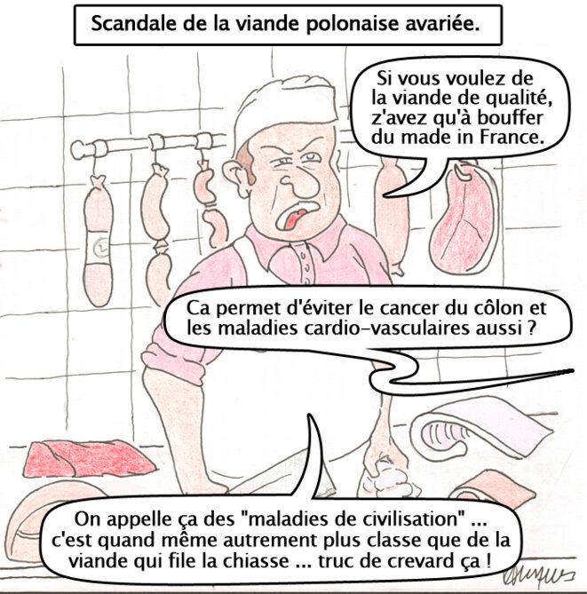 Scandale de la viande polonaise avariée